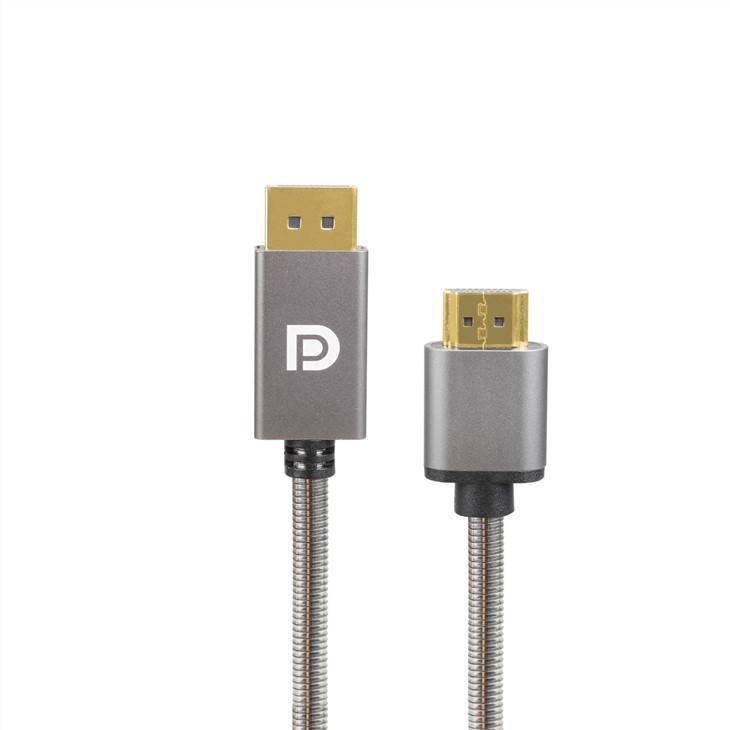 Stainless Steel DP1.2V Maskili Biex HDMI Female 2.0V Adapter